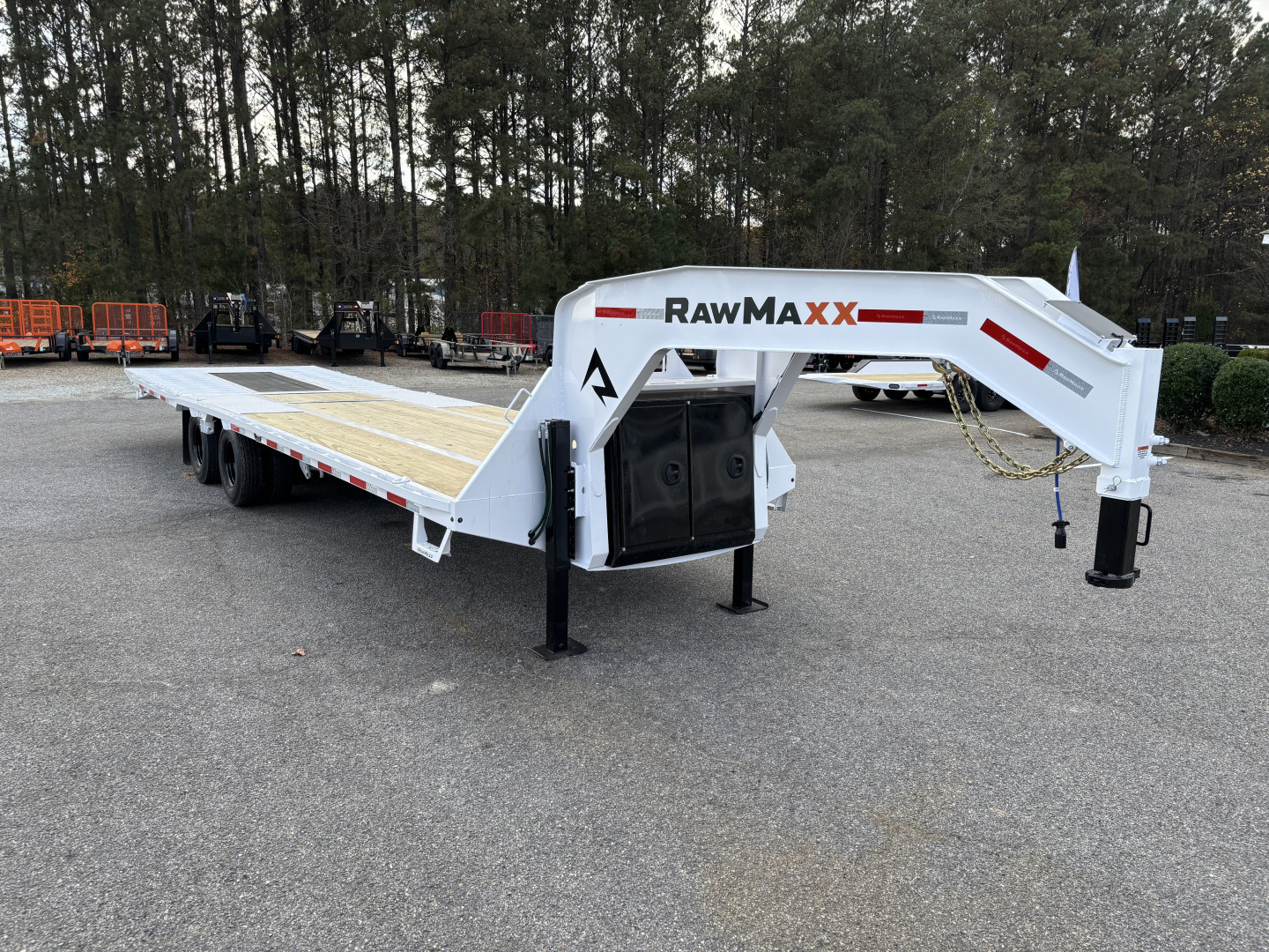 New 2026 RawMaxx HTX 102X32 GOOSENECK HYDRAULIC DISC BRAKE 11' HYDRAULIC DOVE/JACKS 24K GVWR