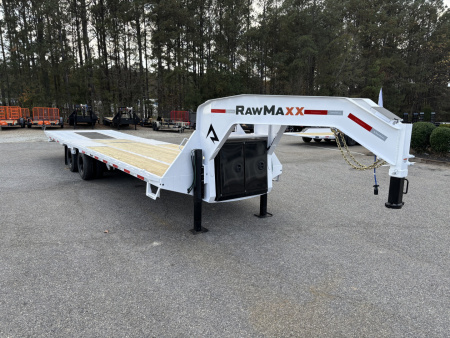 New 2026 RawMaxx HTX 102X32 GOOSENECK HYDRAULIC DISC BRAKE 11' HYDRAULIC DOVE/JACKS 24K GVWR