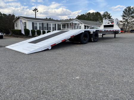 New 2026 RawMaxx HTX 102X32 GOOSENECK HYDRAULIC DISC BRAKE 11' HYDRAULIC DOVE/JACKS 24K GVWR