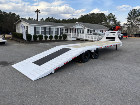 New 2026 RawMaxx HTX 102X32 GOOSENECK HYDRAULIC DISC BRAKE 11' HYDRAULIC DOVE/JACKS 24K GVWR