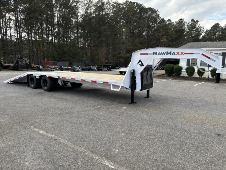 New 2026 RawMaxx HTX 102X32 GOOSENECK HYDRAULIC DISC BRAKE 11' HYDRAULIC DOVE/JACKS 24K GVWR