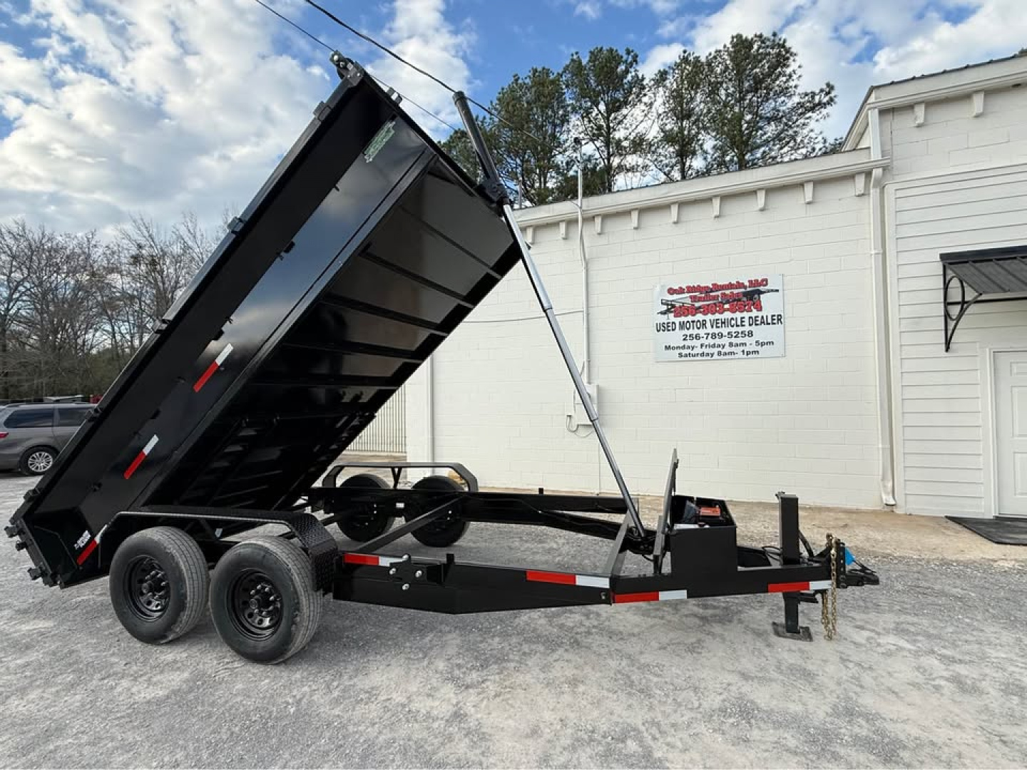 New 2026 Oak Ridge 7x14x2 14k Dump Trailer