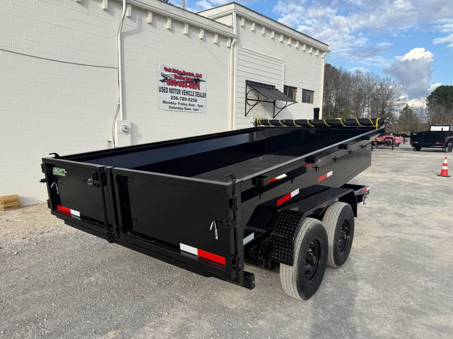 New 2026 Oak Ridge 7x14x2 14k Dump Trailer