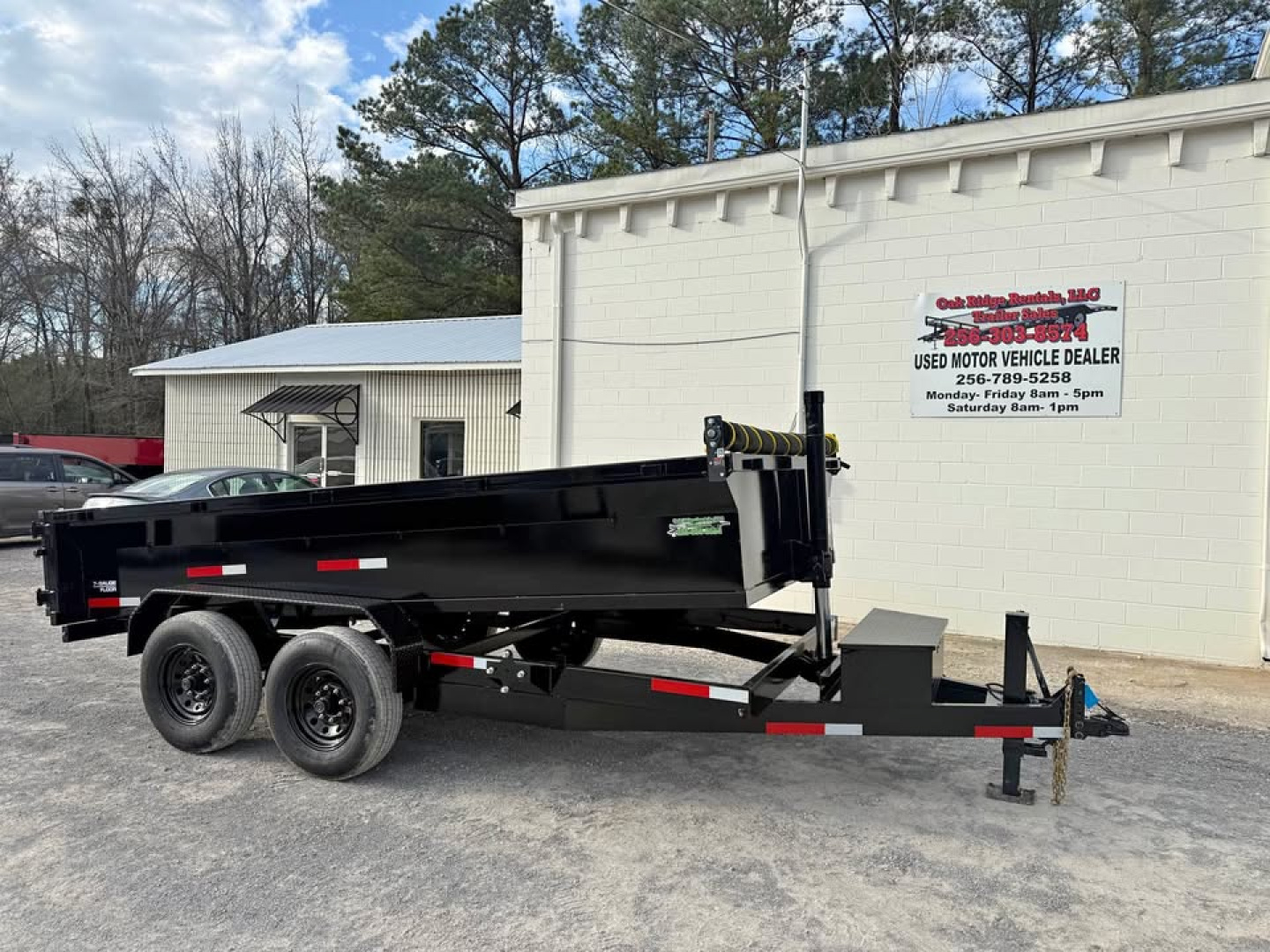 New 2026 Oak Ridge 7x14x2 14k Dump Trailer