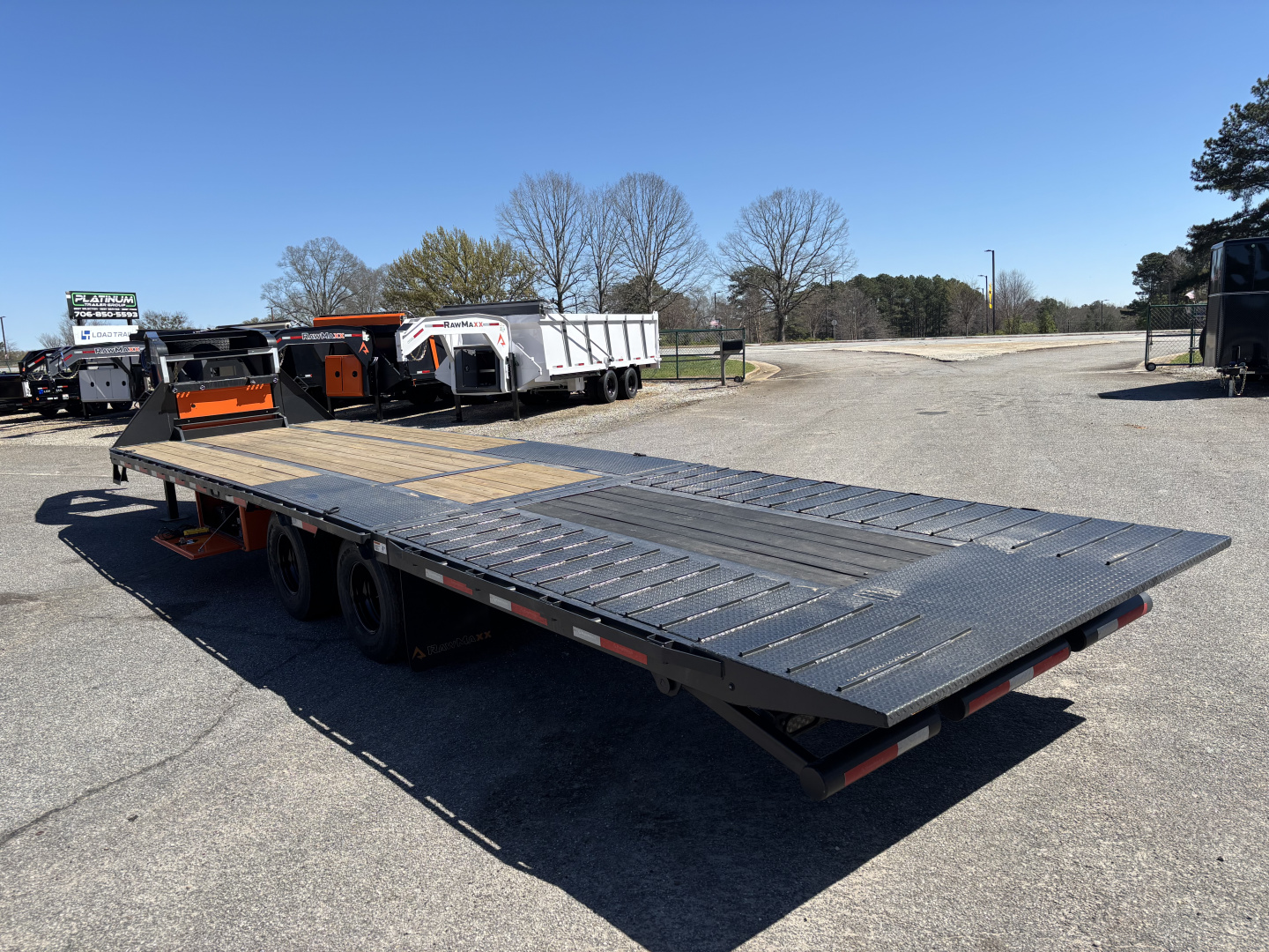 New 2026 RawMaxx HTX 102X32 GOOSENECK HYDRAULIC DISC BRAKE 11' HYDRAULIC DOVE/JACKS 24K GVWR