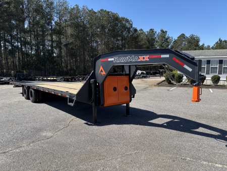 New 2026 RawMaxx HTX 102X32 GOOSENECK HYDRAULIC DISC BRAKE 11' HYDRAULIC DOVE/JACKS 24K GVWR