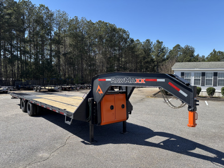New 2026 RawMaxx HTX 102X32 GOOSENECK HYDRAULIC DISC BRAKE 11' HYDRAULIC DOVE/JACKS 24K GVWR