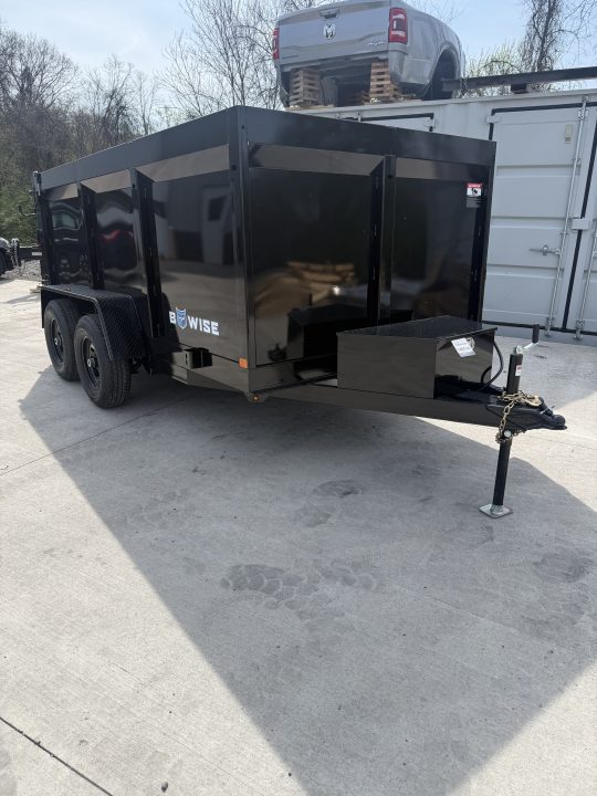 New 2027 BWISE 6x12 10K - 44" Sides Dump Trailer