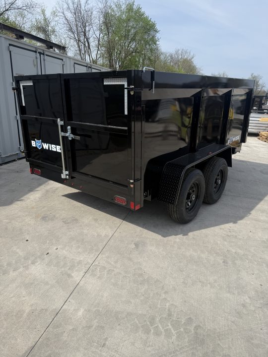 New 2027 BWISE 6x12 10K - 44" Sides Dump Trailer