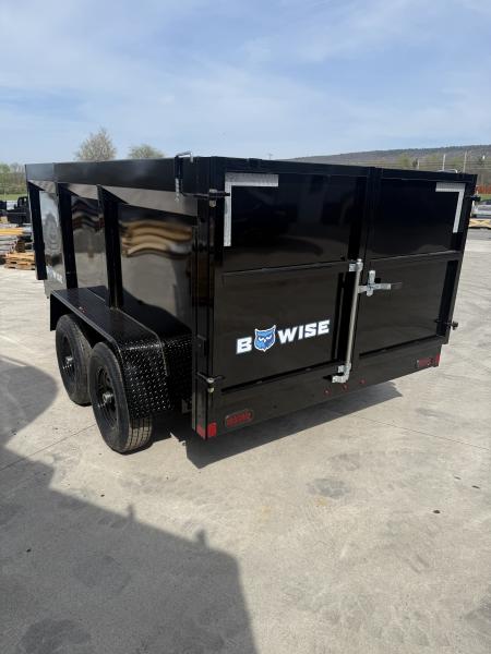 New 2027 BWISE 6x12 10K - 44" Sides Dump Trailer