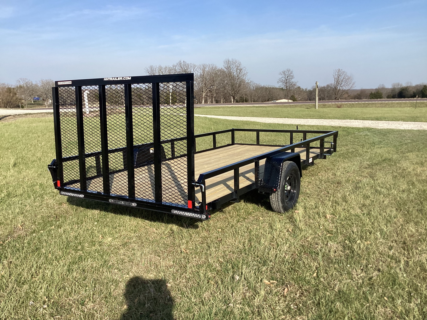 New 2026 H&H Trailers 82x14 Rail Side, 3K Utility Trailer