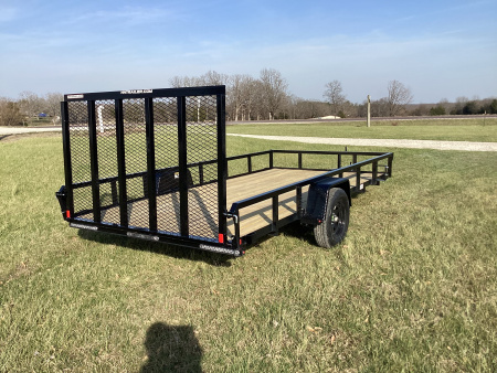New 2026 H&H Trailers 82x14 Rail Side, 3K Utility Trailer