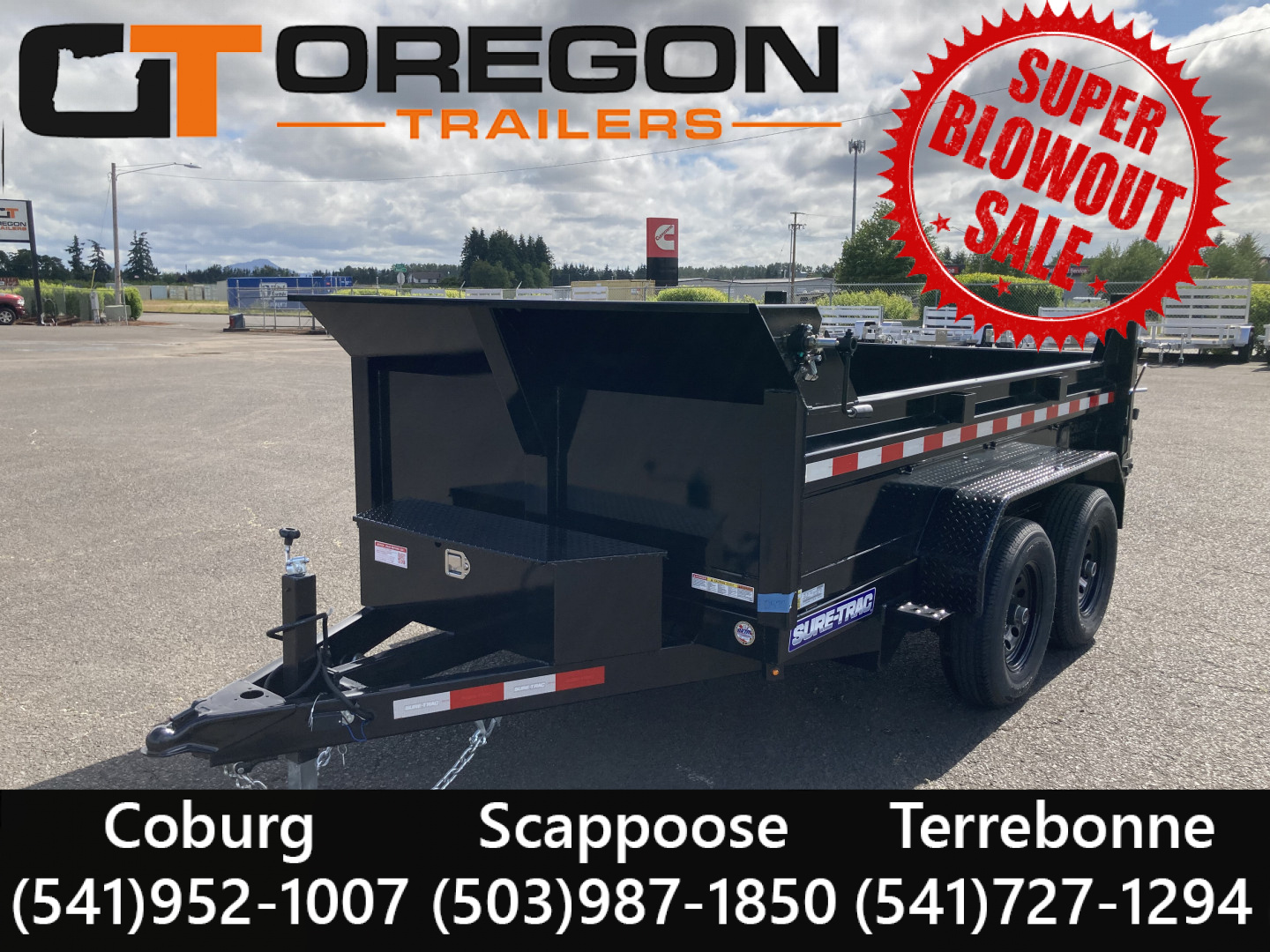 New 2025 Sure-Trac 6x12 Low Pro Dump 10K GVWR