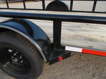 New 2026 Longhorn Trailers 77x14 Single Axle Utility Trailer / Pipetop / 4ft Heavy Duty Ramp Gate