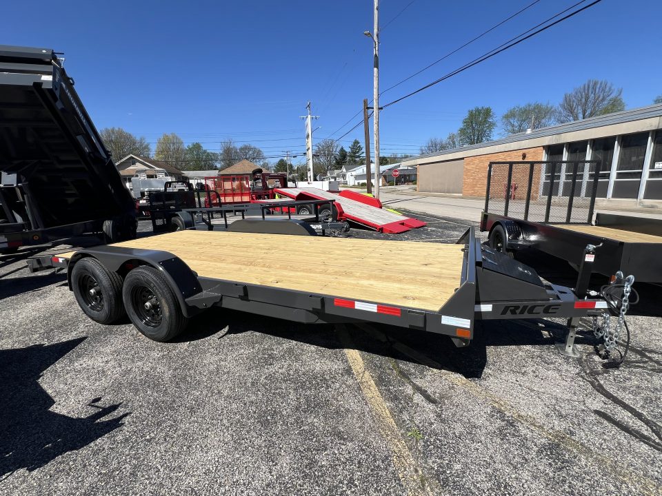New 2026 Rice Trailers 6x18 Car Hauler