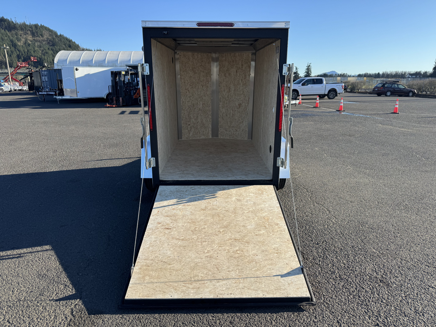 New 2026 Compass 5x8 Enclosed Trailer 3k GVWR