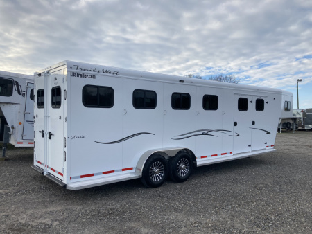 New 2026 Trails West CLASSIC GN 4H Horse Trailer Warm Blood Slant Load