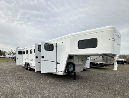 New 2026 Trails West CLASSIC GN 4H Horse Trailer Warm Blood Slant Load
