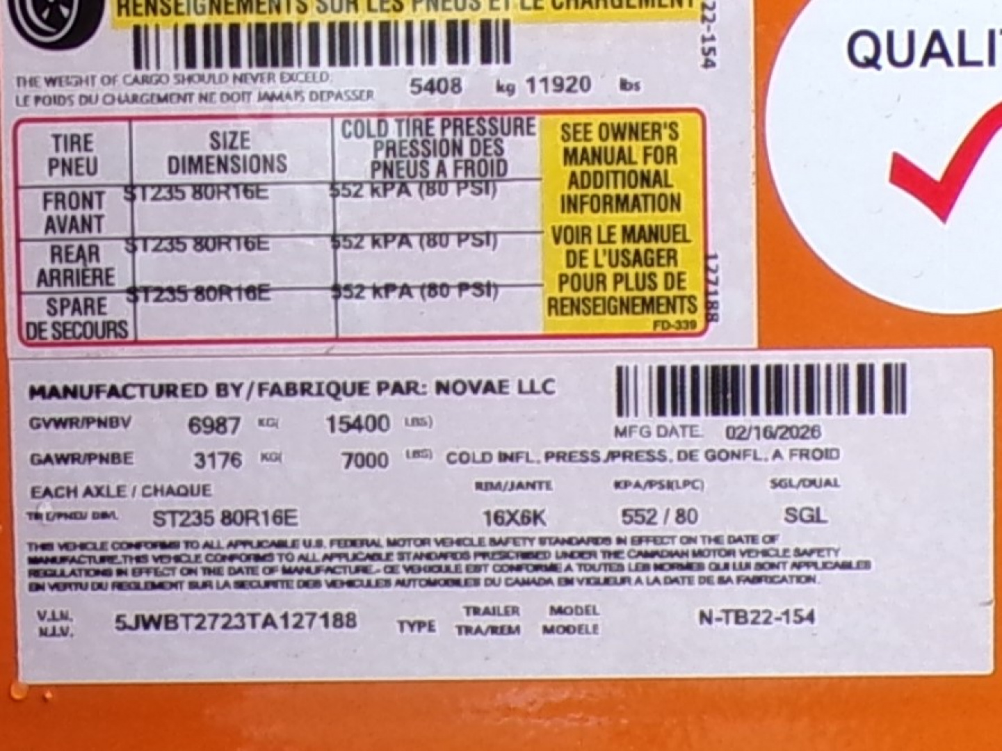 New 2026 Midsota TB 22 Tilt Trailer