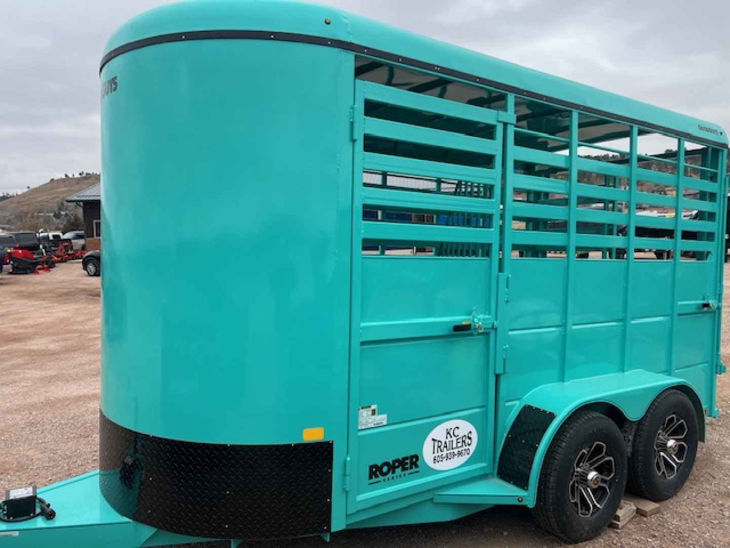 New 2026 Good Guys Trailers 6X14 TWO HORSE TRAILER Stock / Stock Combo Trailer