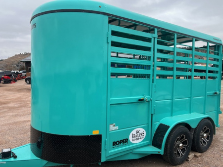 New 2026 Good Guys Trailers 6X14 TWO HORSE TRAILER Stock / Stock Combo Trailer