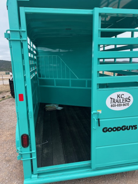 New 2026 Good Guys Trailers 6X14 TWO HORSE TRAILER Stock / Stock Combo Trailer