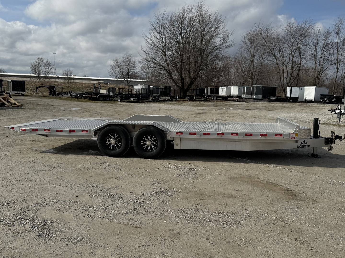 New 2026 Nordtek 102x22 Tilt Trailer 14K GVWR