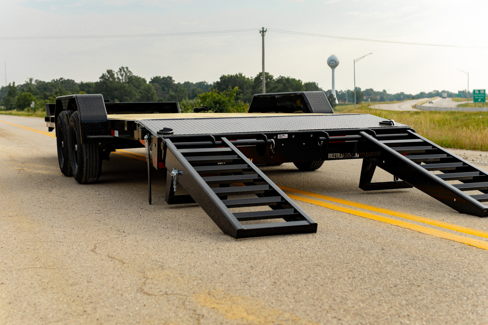 New 2026 Rice Trailers 6x20 Equipment Trailer