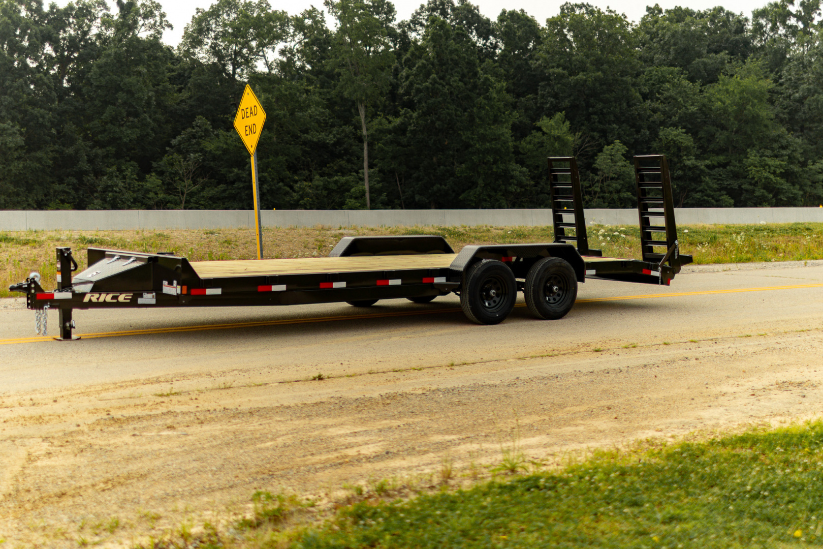 New 2026 Rice Trailers 6x20 Equipment Trailer