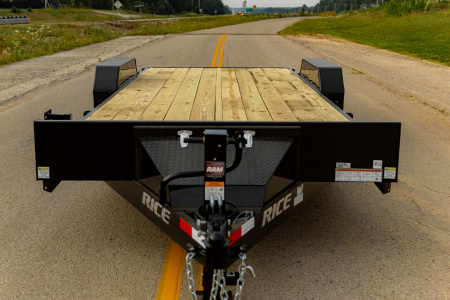 New 2026 Rice Trailers 6x20 Equipment Trailer