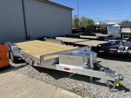 New 2026 Sure-Trac 82 x 18 Aluminum Power Tilt 7K Car Hauler