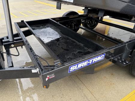 New 2026 Sure-Trac 82 IN x 12 HD Low Profile Dump Trailer 12K Telescopic Dump Trailer