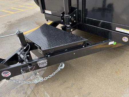 New 2026 Sure-Trac 82 IN x 12 HD Low Profile Dump Trailer 12K Telescopic Dump Trailer