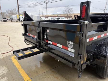 New 2026 Sure-Trac 82 IN x 12 HD Low Profile Dump Trailer 12K Telescopic Dump Trailer