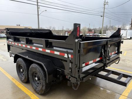 New 2026 Sure-Trac 82 IN x 12 HD Low Profile Dump Trailer 12K Telescopic Dump Trailer