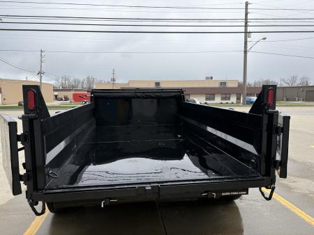 New 2026 Sure-Trac 82 IN x 12 HD Low Profile Dump Trailer 12K Telescopic Dump Trailer