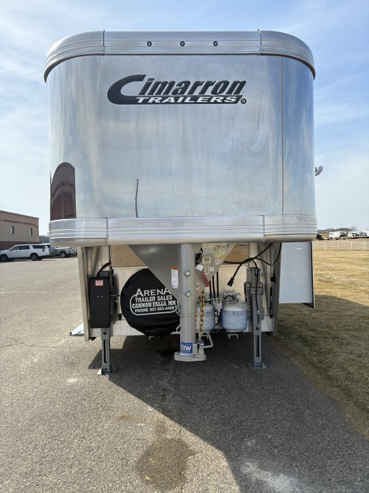 New 2026 Cimarron 3H 12'6" Trail Boss Conversions LQ Horse Trailer