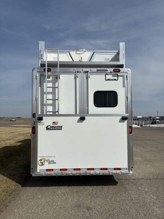 New 2026 Cimarron 3H 12'6" Trail Boss Conversions LQ Horse Trailer