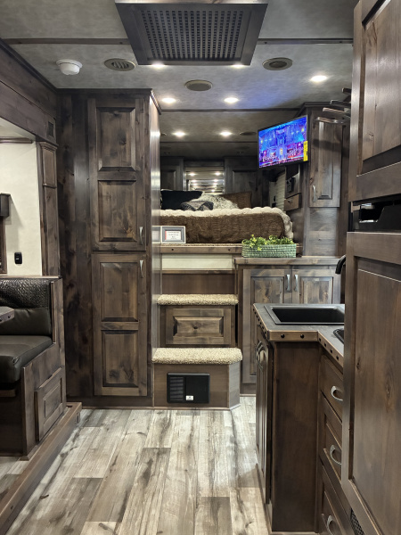 New 2026 Cimarron 3H 12'6" Trail Boss Conversions LQ Horse Trailer