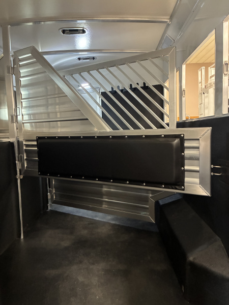 New 2026 Cimarron 3H 12'6" Trail Boss Conversions LQ Horse Trailer