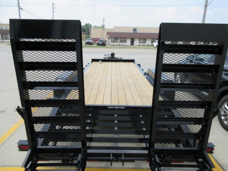 New 2026 Sure-Trac 7 x 20 (17+3) Pro Series Beam Implement Trailer 17.6K Equipment Trailer