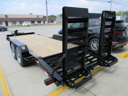 New 2026 Sure-Trac 7 x 20 (17+3) Pro Series Beam Implement Trailer 17.6K Equipment Trailer