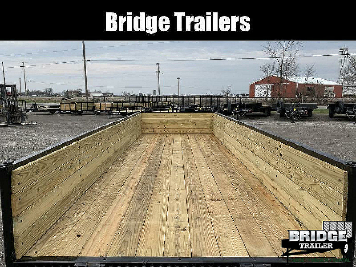 New 2026 AMO A9620TBXWGN (82" x 20') 7K Tandem Highside Utility Trailer