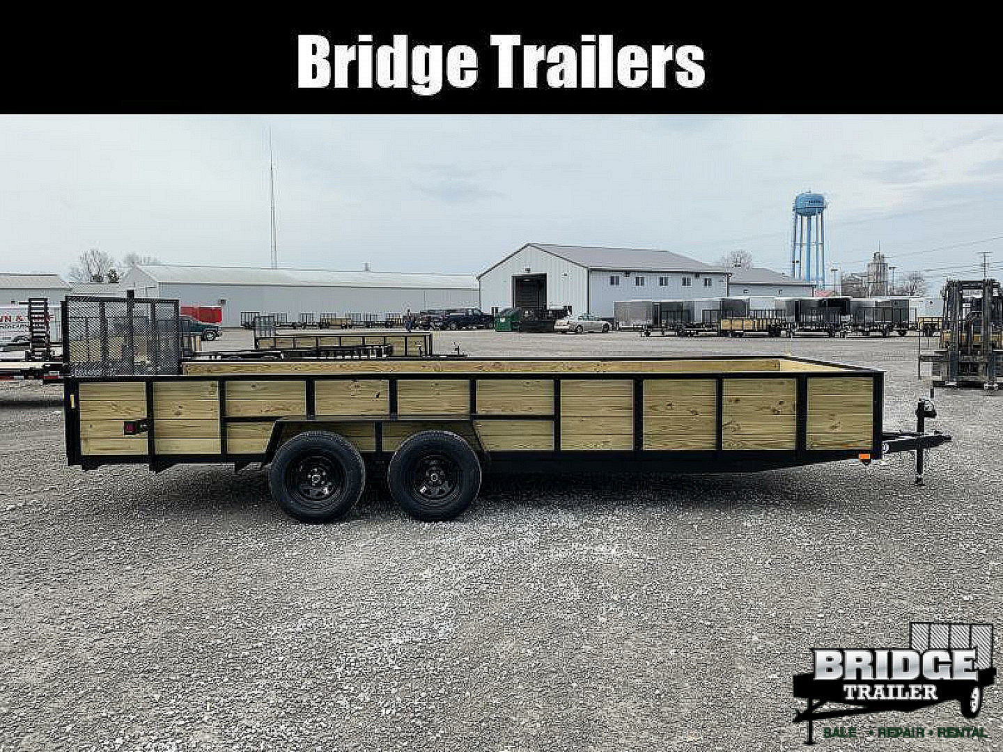 New 2026 AMO A9620TBXWGN (82" x 20') 7K Tandem Highside Utility Trailer