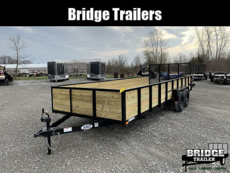 New 2026 AMO A9620TBXWGN (82  x 20') 7K Tandem Highside Utility Trailer