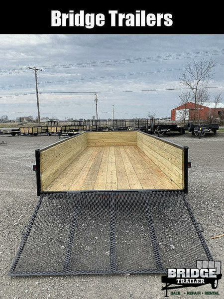 New 2026 AMO A9620TBXWGN (82" x 20') 7K Tandem Highside Utility Trailer