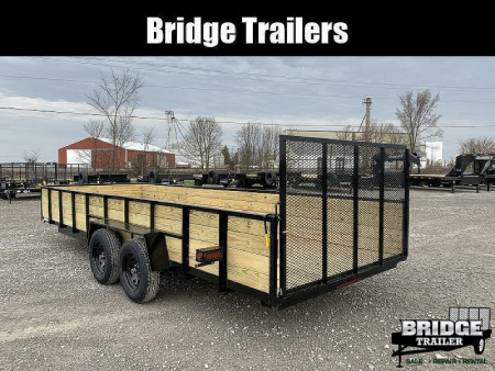 New 2026 AMO A9620TBXWGN (82" x 20') 7K Tandem Highside Utility Trailer