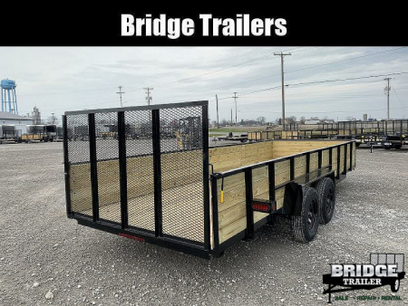New 2026 AMO A9620TBXWGN (82" x 20') 7K Tandem Highside Utility Trailer
