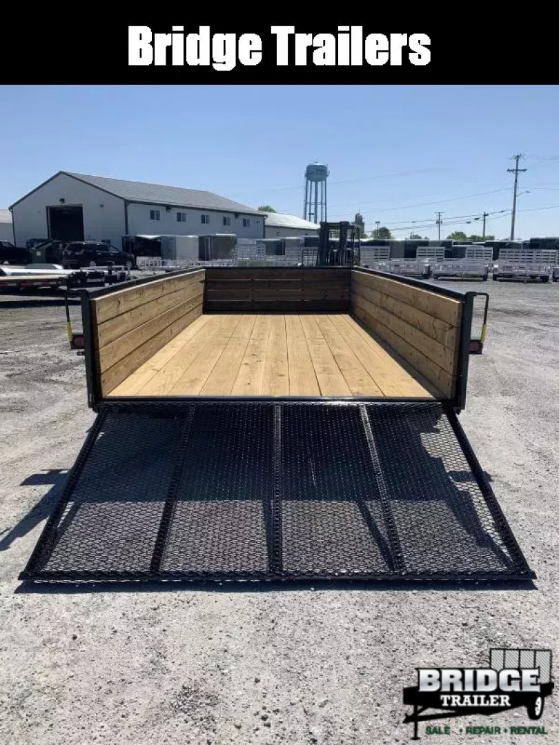 New 2026 AMO A9616TBXGWN (82" x 16') 7K Tandem Highside Utility Trailer