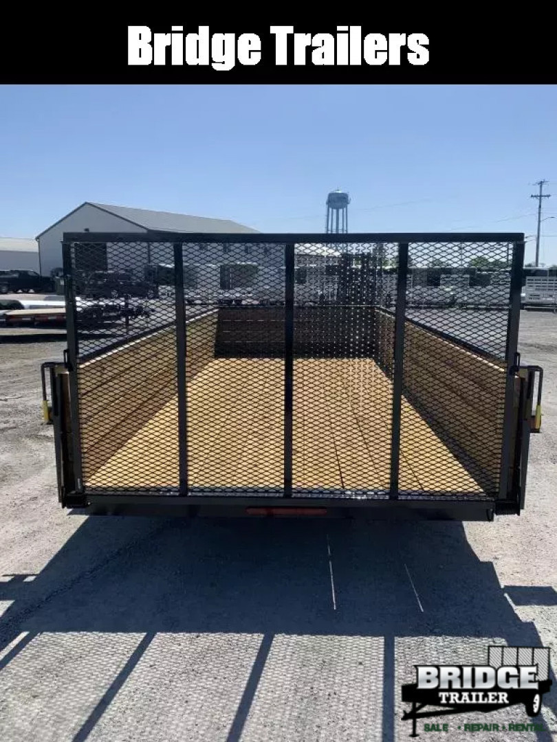 New 2026 AMO A9616TBXGWN (82" x 16') 7K Tandem Highside Utility Trailer
